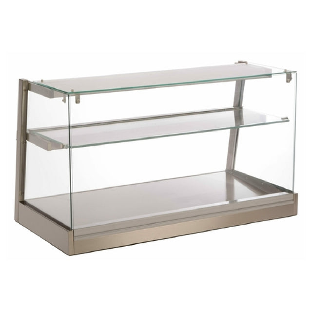 Antunes DCH-1000-9500640 Heated Display Cabinet Squared Front Edge Two Tiers