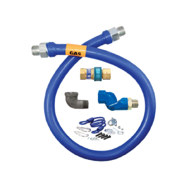 Dormont 16125BPQSR48 Dormont Blue Hose™ Moveable Gas Connector Hose Assembly
