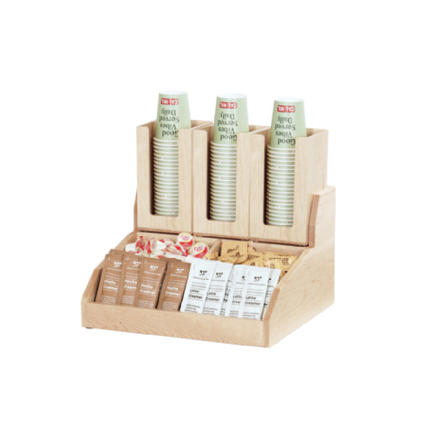 Cal-Mil 2019-71 Blonde Base For Condiment Station 15"W X 14.5"D X 9.25"H Rectangular