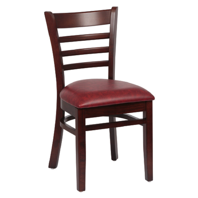 Royal ROY 8001 W CRM - Side Chair, Ladder Back, 17"L X 16-1/2"W X 33-1/2"H