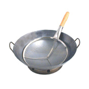 Town 42411 Cantonese Strainer 11" Dia Reinforced Stainless Steel Mesh And Frame