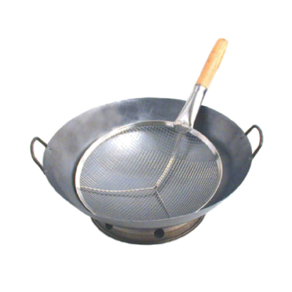 Town 42411/DZ Cantonese Strainer 11" Dia Reinforced Stainless Steel Mesh And Frame
