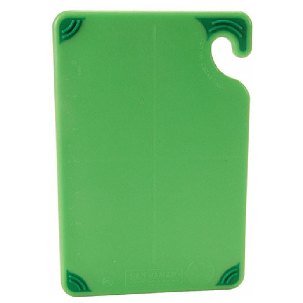 San Jamar SJCBG6938GN 6x9 3/8in Gr Cutting Bd Saf T Grip