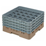 Cambro 25S800184 Camrack® Glass Rack With (4) Soft Gray Extenders Full Size