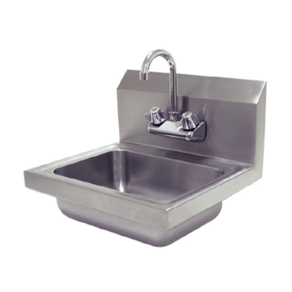 Advance Tabco 7-PS-EC-1X Special Value Hand Sink Wall Mounted 14" Wide X 10" Front-to-back X 5" Deep Bowl