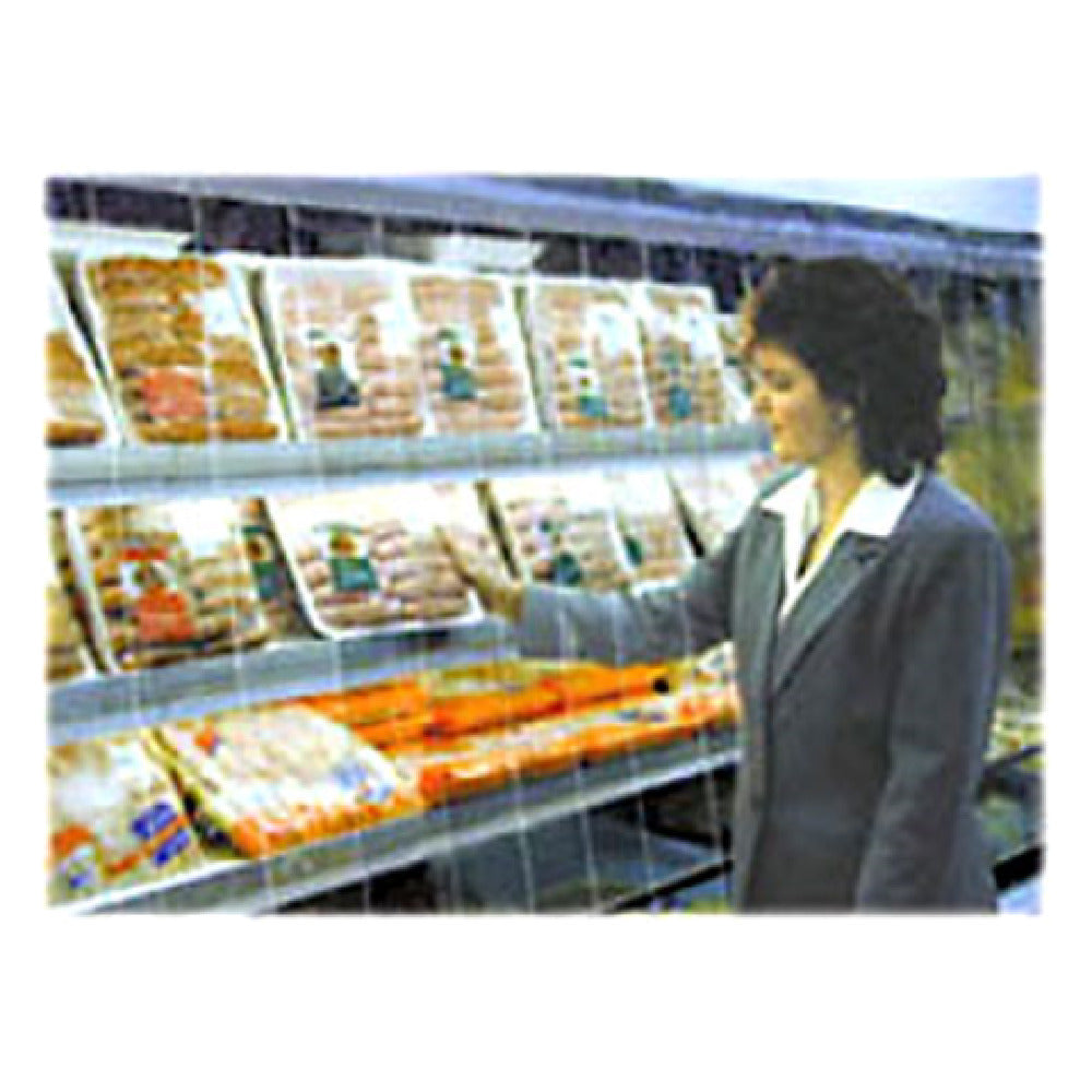 Curtron C-96 Caser® Reach-Through Display Cooler Curtain 48" Wide X 96" High