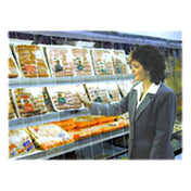 Curtron C-96 Caser® Reach-Through Display Cooler Curtain 48" Wide X 96" High
