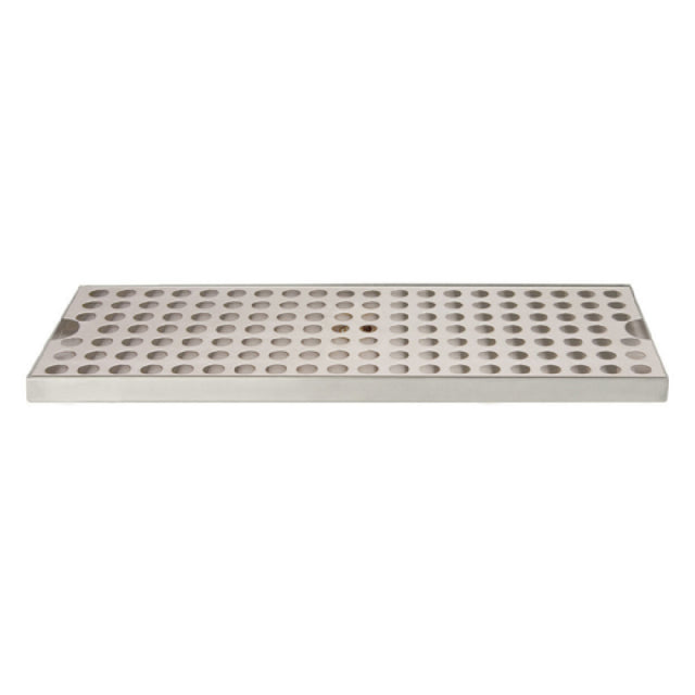 Micro Matic DP-120D-18-P Surface Mount Drip Tray 18"W X 5"D X 3/4"H With Perforated Grill