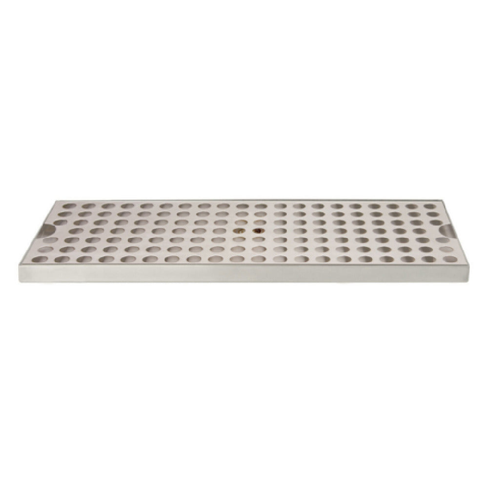 Micro Matic DP-120D-16-P Surface Mount Drip Tray 16"W X 5"D X 3/4"H With Perforated Grill