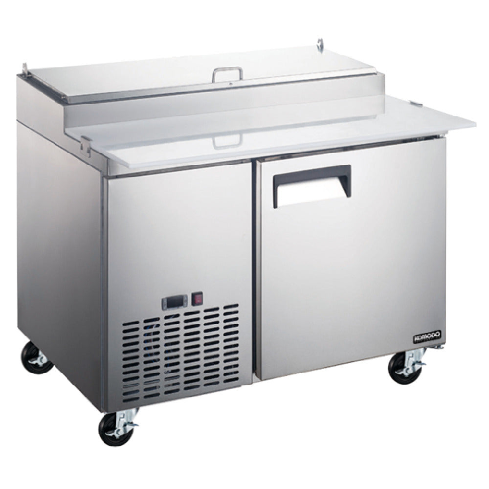 Bison KPT44 Komodo Refrigerated Pizza Prep Table One-section Self-contained Refrigeration