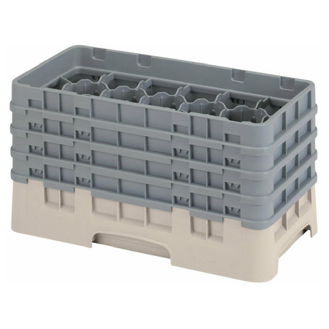 Cambro 17HS800184 Camrack® Glass Rack With (4) Soft Gray Extenders Half Size