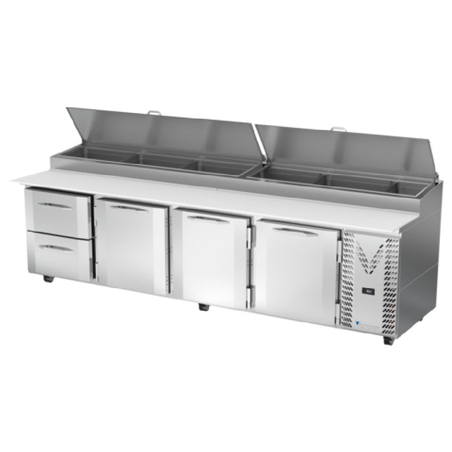Victory VPPD119HC-2 Pizza Prep Table Powered By V-Core™ Four-section