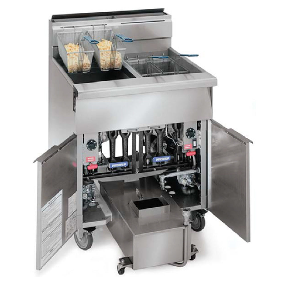 Imperial IHRSP675C_NAT Spec Series Heavy Duty Range Match Fryer Gas
