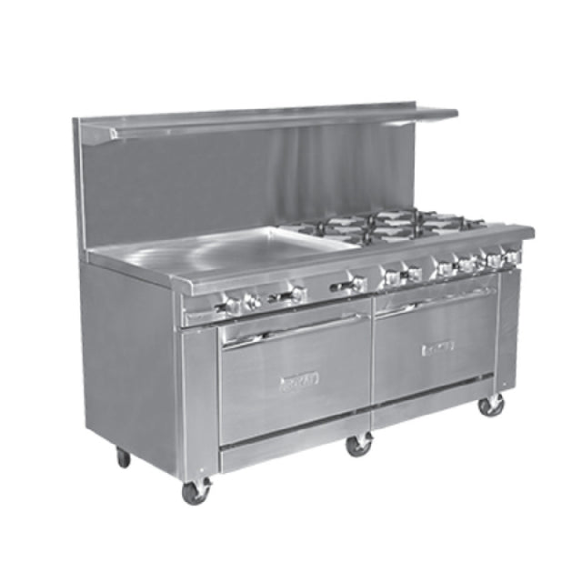 Royal Range Of California RR-G72_NAT Restaurant Range Gas 72"