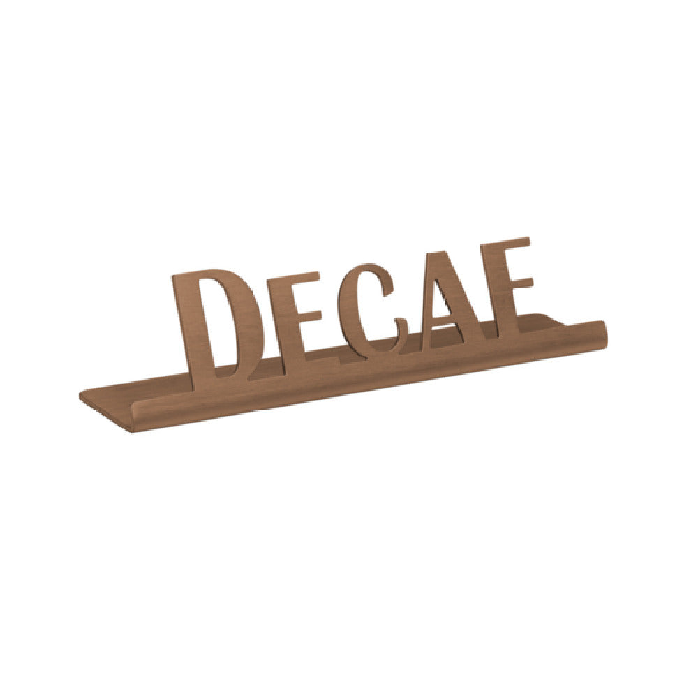 Service Ideas 1C-ST-DECAF-SIGN-RG Table Sign "Decaf" 1"H X 4"W