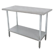 Advance Tabco ELAG-302-X Special Value Work Table 24"W X 30"D 16 Gauge 430 Stainless Steel Top