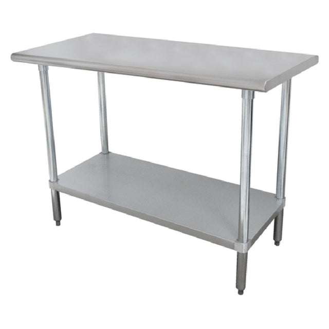 Advance Tabco ELAG-365-X Special Value Work Table 60"W X 36"D 16 Gauge 430 Stainless Steel Top
