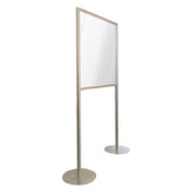 Aarco GBT27248 Go Between Ll™ Protection Shield 48"W X 72"H Overall 48" X 48" Acrylic Window