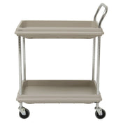 Hubert 96651 - Utility Cart, 2-shelf, 32-3/4" X 21-1/2" X 41"H