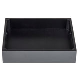 TableCraft Products CRATESB12BK - Gastro Serving/Display Crate, Half Size, 12-3/4" X 10-1/2" X 2-3/4"