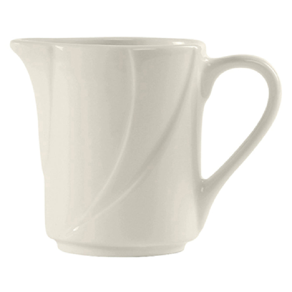 Tuxton ASU-100 Creamer 5 Oz. 4-3/4" X 3-5/8"H
