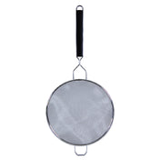 Thunder Group SLSTN5410PB Strainer 10" Dia. Double Medium Mesh Black Plastic Handle