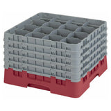 Cambro 16S1058416 Camrack® Glass Rack With (5) Soft Gray Extenders Full Size