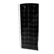 Alpine Industries ADI640-5120-BLK Hanging Brochure Magazine Rack With Adjustable Pockets