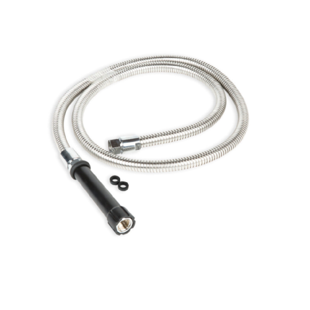 Steel Works Stainless SWSSH-44LL Mini Pre-Rinse Hose 44" Long Includes Universal Adapter