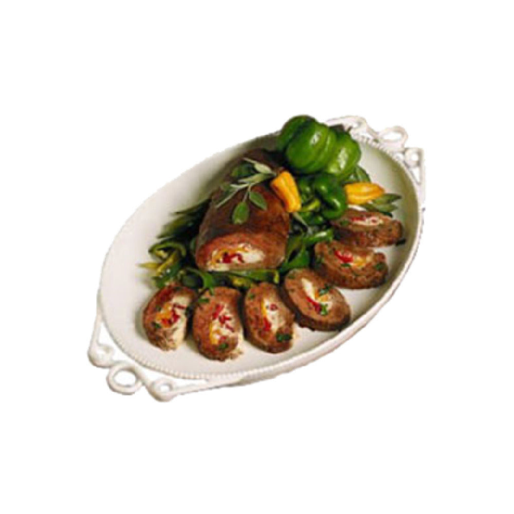 Bon Chef 2105PLUM Bolero Platter 16-3/4" X 22" X 2" Aluminum With Ceramic-look Coating