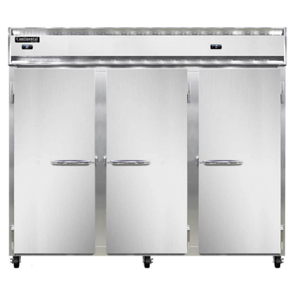 Continental Refrigerator 3RFFENSS Extra-Wide Refrigerator/Freezer Reach-in 85-1/2"W