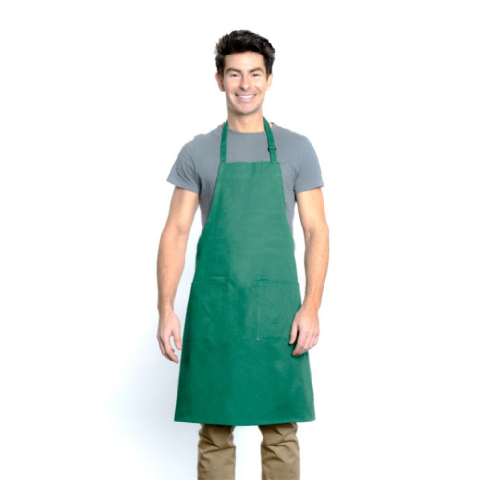 Empura 167BAADJKG - Bib Apron, 32" X 28", (2) Front Pockets