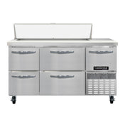 Continental Refrigerator RA60SN12-D Refrigerated Base Shallow Depth Sandwich Unit