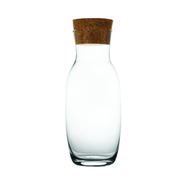 Hospitality Brands HGK76100-001 Hospitality Brands B-Line Carafe 33.8 Oz. Glass (H: 9.75” D: 4)
