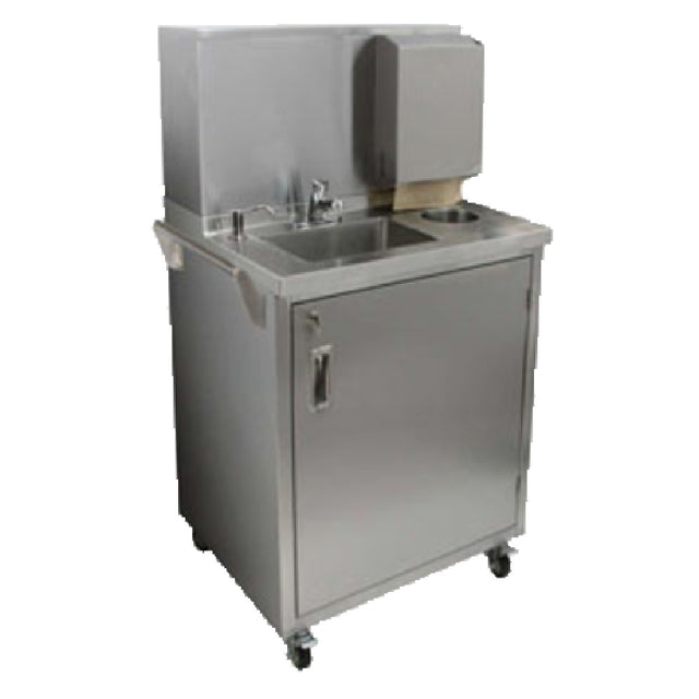 GSW USA HS-M3024 Mobile Hand Sink Self-contained 30-1/4"W X 24-3/4"D X 53-1/2"H