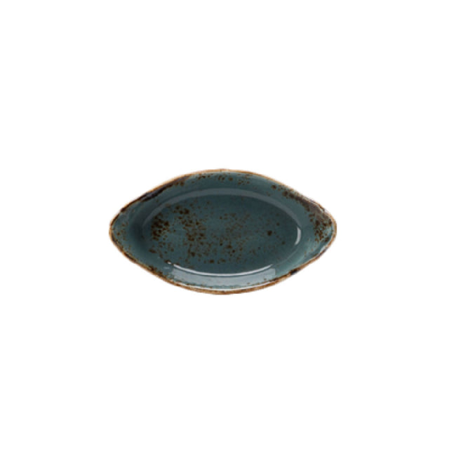 Steelite 11300318 Oval Earred Dish 6.5 Oz 8.0" X 4.5" X 1.63"
