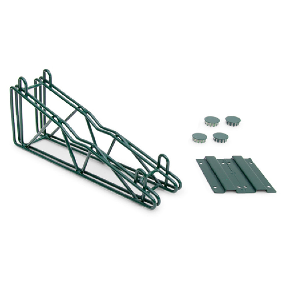 John Boos EPSWB-18-DG-X Wire Shelving Wall Brackets Double For 18"D Wire Shelves
