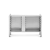 Convotherm CST20CB-4 Oven Stand Closed On Three Sides (14) Pairs Of Shelf Rails