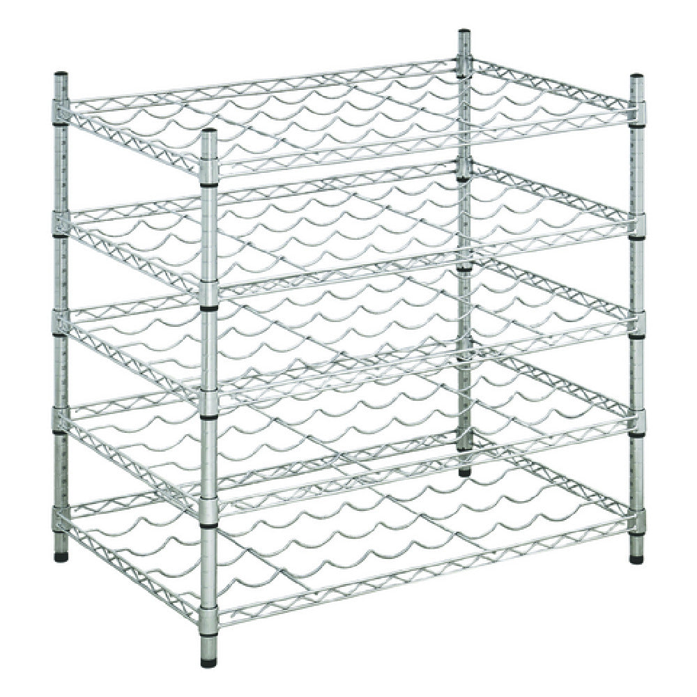 Hubert 185810 - Kratos Wire Wine Rack, 36"W X 24"D X 34"H, 34" Posts