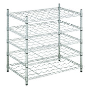 Hubert 185810 - Kratos Wire Wine Rack, 36"W X 24"D X 34"H, 34" Posts