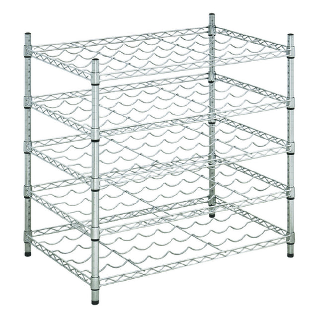 Hubert 185810 - Kratos Wire Wine Rack, 36"W X 24"D X 34"H, 34" Posts