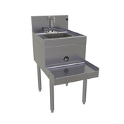 Glastender BSB-18 Underbar Blender Station Freestanding With Dump Sink 18"W X 29"D