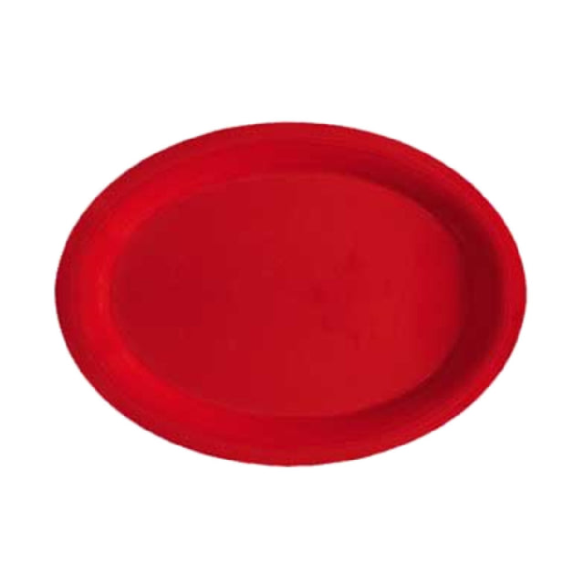 GET Enterprises OP-950-RSP Red Sensation™ Platter 9-3/4"L X 7-1/4"W Oval