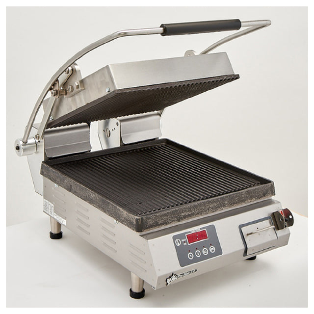 Star PGT14IE Pro-Max 2.0® Sandwich Grill 14.5" W X 14.2"D Grooved Cast Iron Cooking Surface