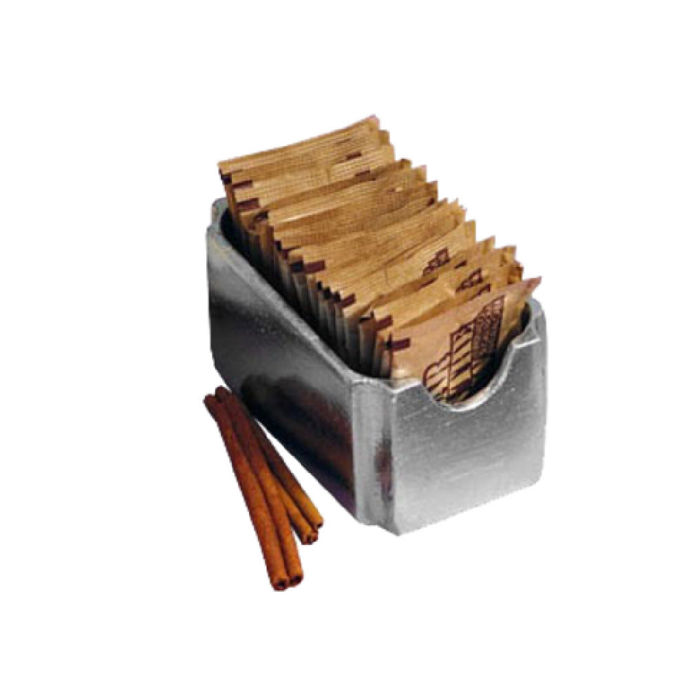 Bon Chef 9034BLK Sugar Packet Holder 2-5/8" X 4-1/4" Aluminum With Ceramic-look Coating