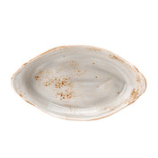 Steelite 11550321 Oval Earred Dish 1.125 Qt 13.5" X 7.5" X 2.625"