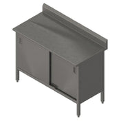 John Boos EBHS4R5-3060 Work Table Cabinet Base With Hinged Doors 60"W X 30"D