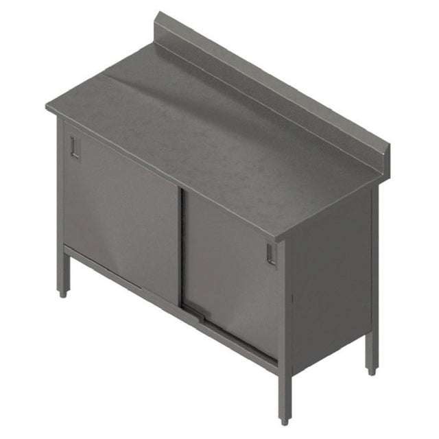 John Boos EBHS4R5-3060 Work Table Cabinet Base With Hinged Doors 60"W X 30"D