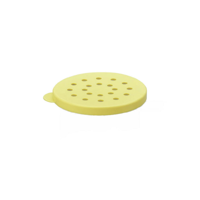 CAC China PDRG-LY-40 Lid Poly For PDRG Series Yellow 4mm (6 Each Per Pack QTY Break = 24 Pack)