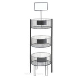 Hubert 46178 - QuickStack™ Dump Bin, 3-tier, 18" Dia. X 60-3/10"H